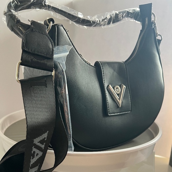 Valentino Orlandi Black Vegan Leather Bag New with Tags - Picture 10 of 12